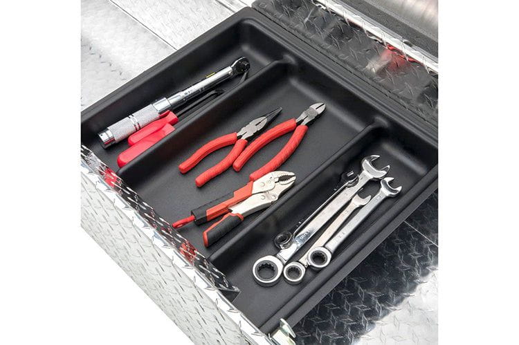UWS TBS-72-LP-PH Ford F250/F350/F450 Super Duty 1999-2022 Aluminum 72" Pull Handle Truck Tool Box With Low Profile