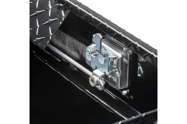 UWS TBS-72-SL-BLK Ford F250/F350/F450 Super Duty 1999-2022 Gloss Black Aluminum 72" Slim-Line Crossover Truck Tool Box