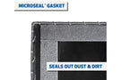 UWS TBSD-72-LBTA-B Ford F250/F350/F450 Super Duty 1999-2021 Gloss Black Aluminum 72" Deep Extra-Wide Crossover Truck Tool Box