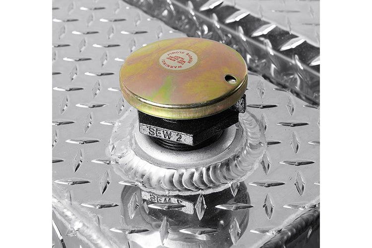 UWS TT-85-COMBO Ford F250/F350/F450 Super Duty 85-Gallon Combo Bright Aluminum Transfer Tank