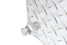 UWS TT-85-L-T-P Ford F250/F350/F450 Super Duty 85-Gallon L-Shaped Bright Aluminum Transfer Tank