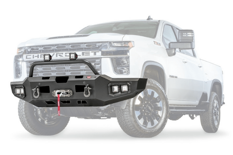 Warn 105969 Chevy Silverado 2500/3500 2020-2025 Ascent Front Bumper