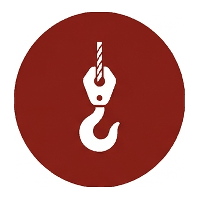 A winch hook on a cable